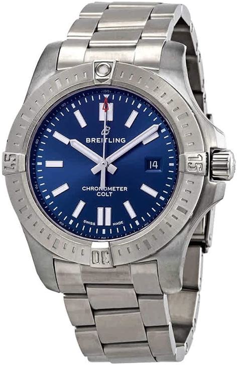 breitling colt automatic 44 blue|Breitling colt automatic for sale.